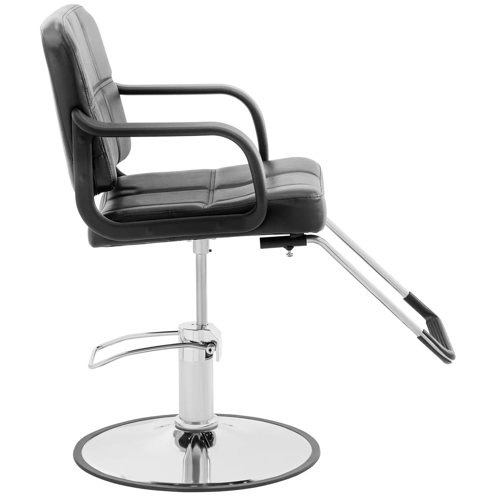 Fotel fryzjerski - podnóżek - 50 - 64 cm - 170 kg - czarny