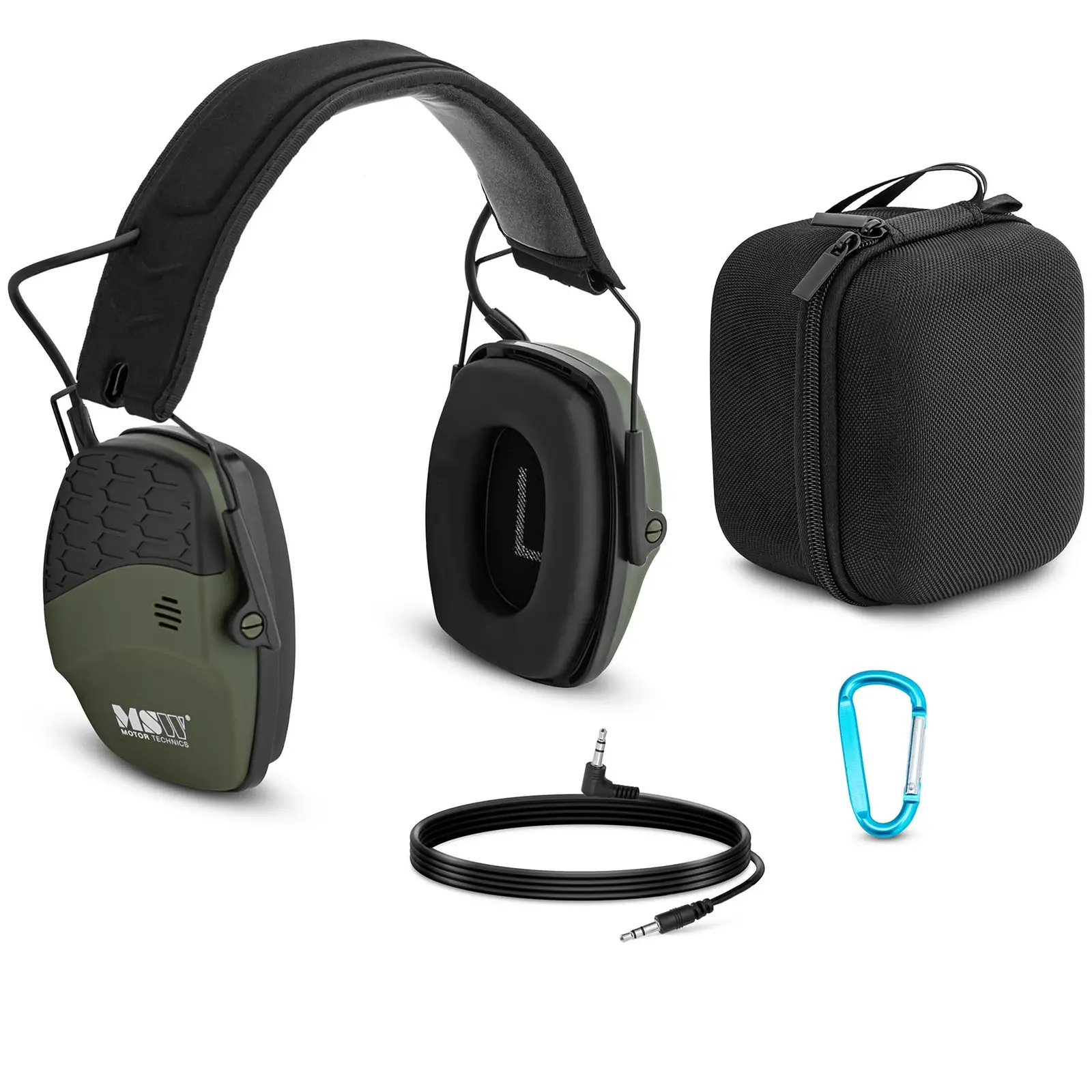 Słuchawki wygłuszające z Bluetooth - dynamiczna kontrola hałasu zewnętrznego - zielone