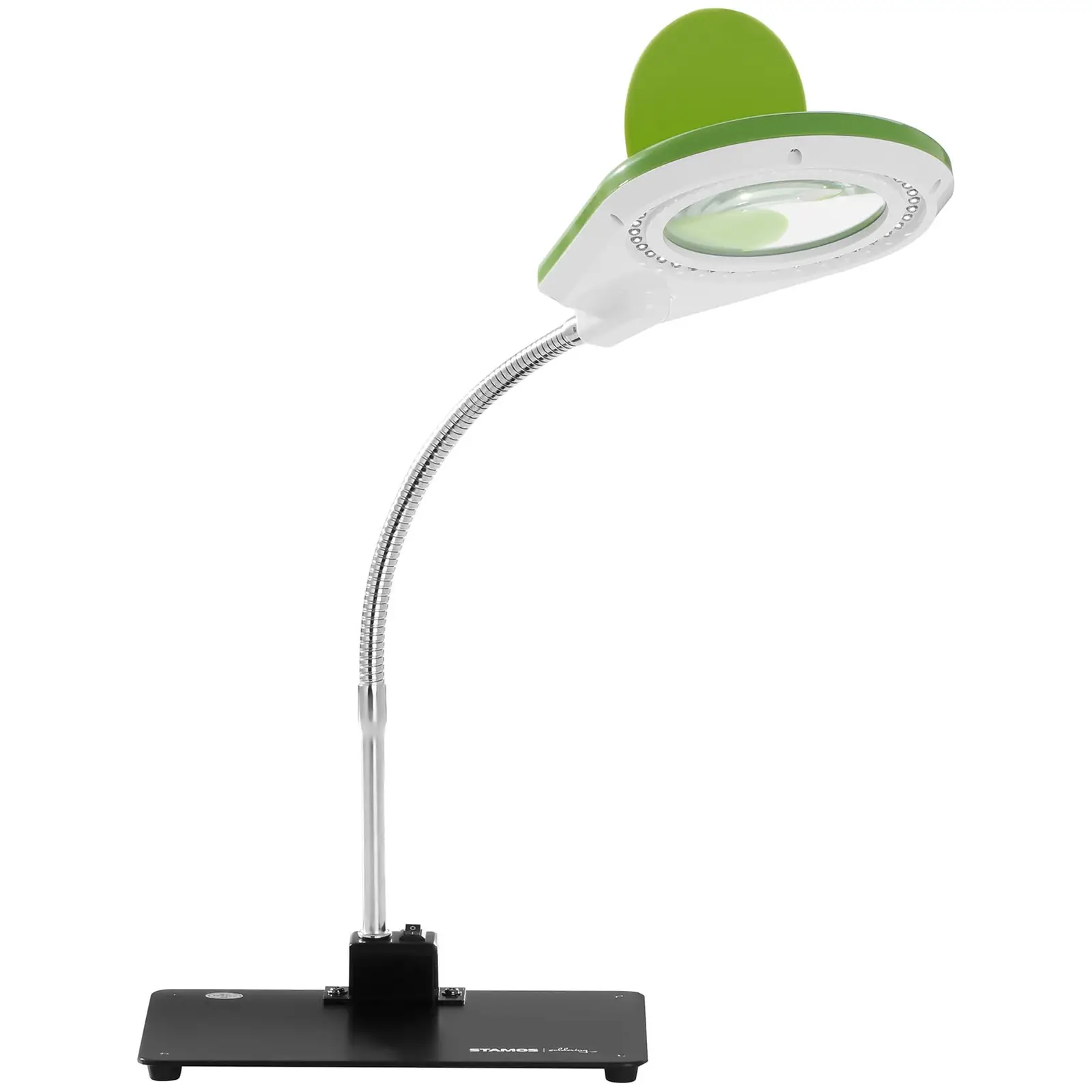 Lampa z lupą - 5/10-krotne powiększenie - zielona
