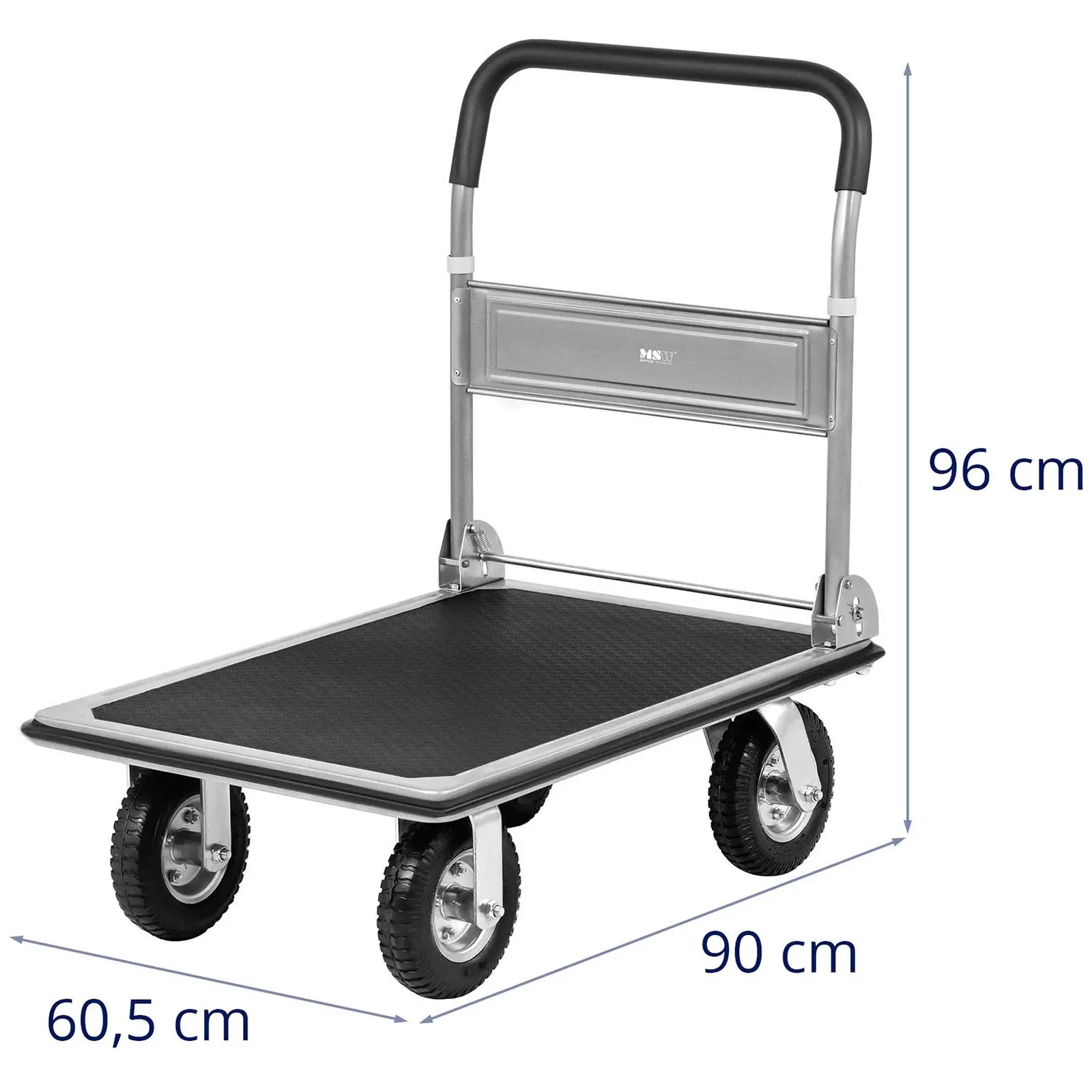 Wózek platformowy - do 300 kg - składany
