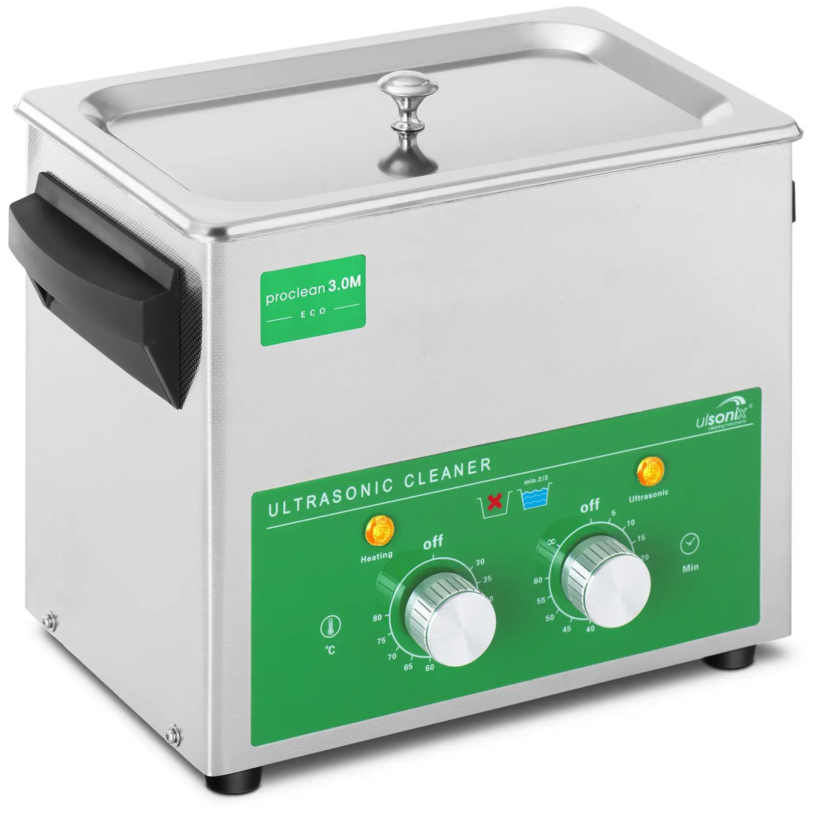 Myjka ultradźwiękowa - 3 litry - 80 W - Basic Eco