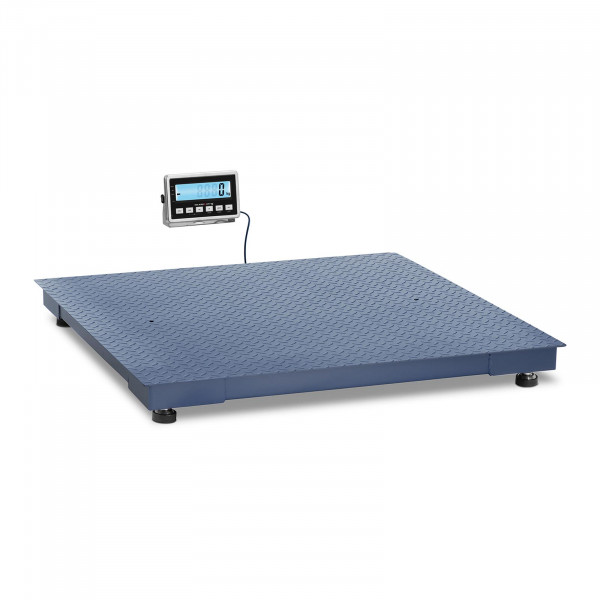 Waga platformowa - 3000 kg / 1 kg - 1200 x 1200 mm - LCD