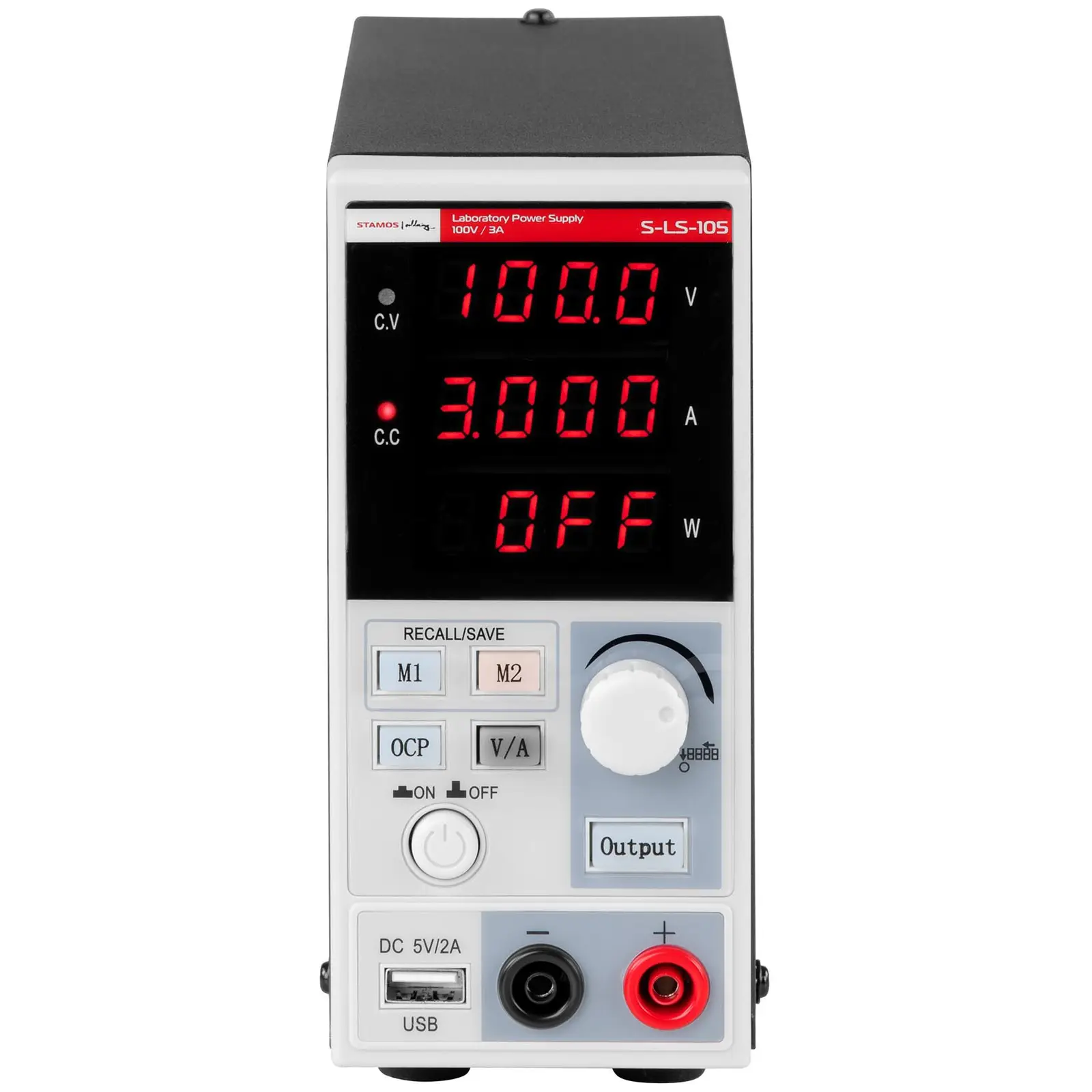 Zasilacz laboratoryjny - 0-60 V - 0-5 A - 300 W - 2 przyciski pamięci