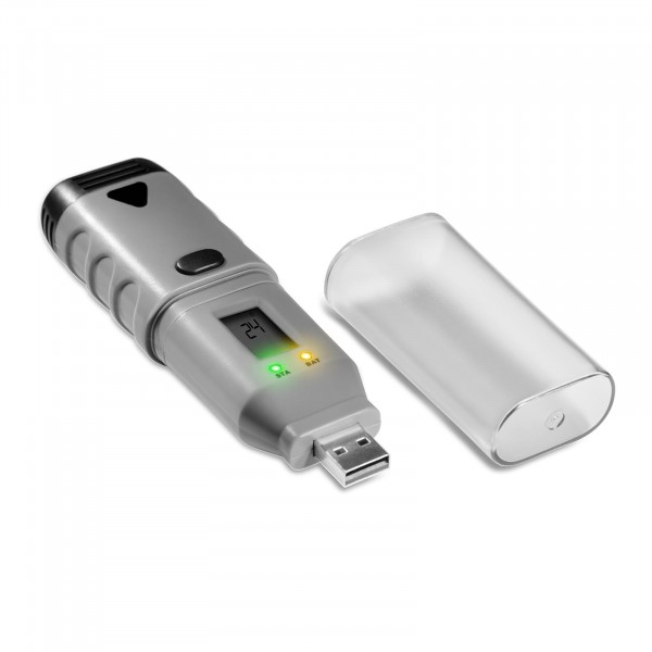 Rejestrator temperatury i wilgotności - USB - LCD
