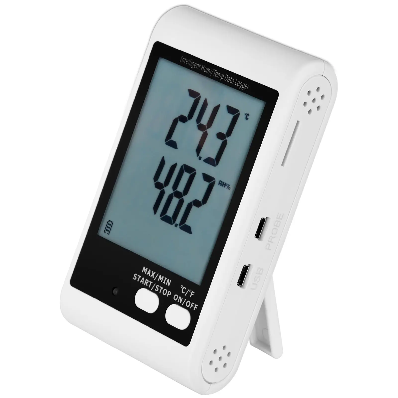 Rejestrator temperatury i wilgotności - od -40 do 125°C - czujnik zewnętrzny