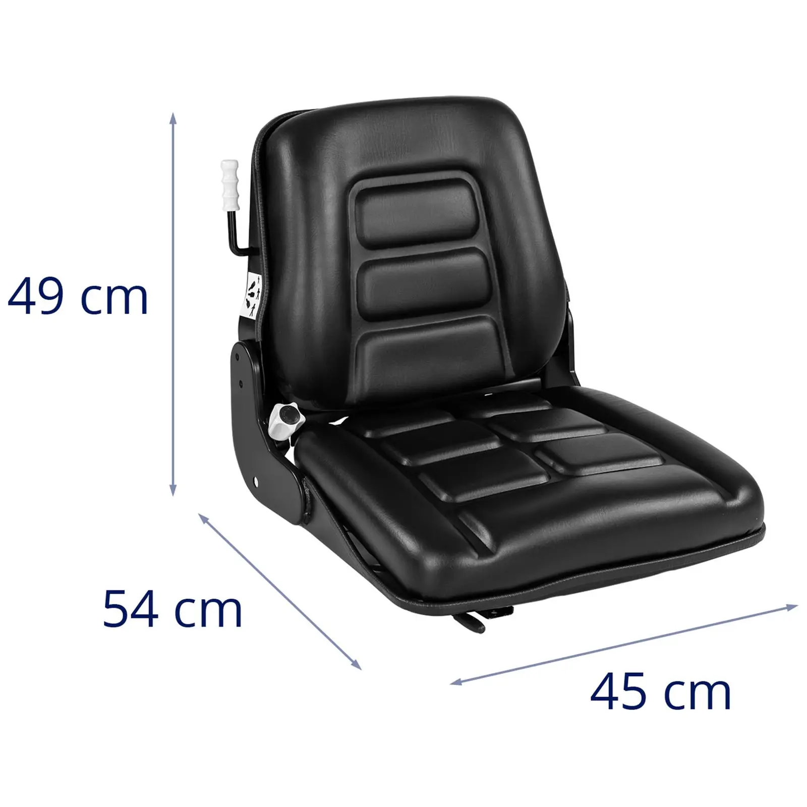 Siedzenie do ciągnika - 46 x 42 cm - regulowane