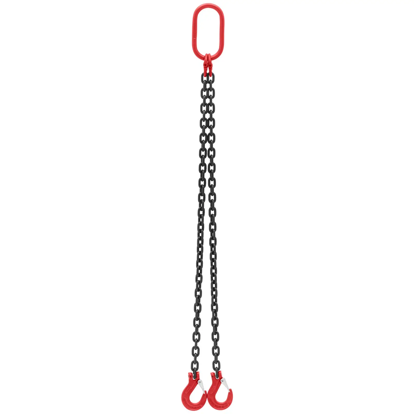 Zawiesie łańcuchowe - 2800 kg - 2 x 1 m - czarne/czerwone