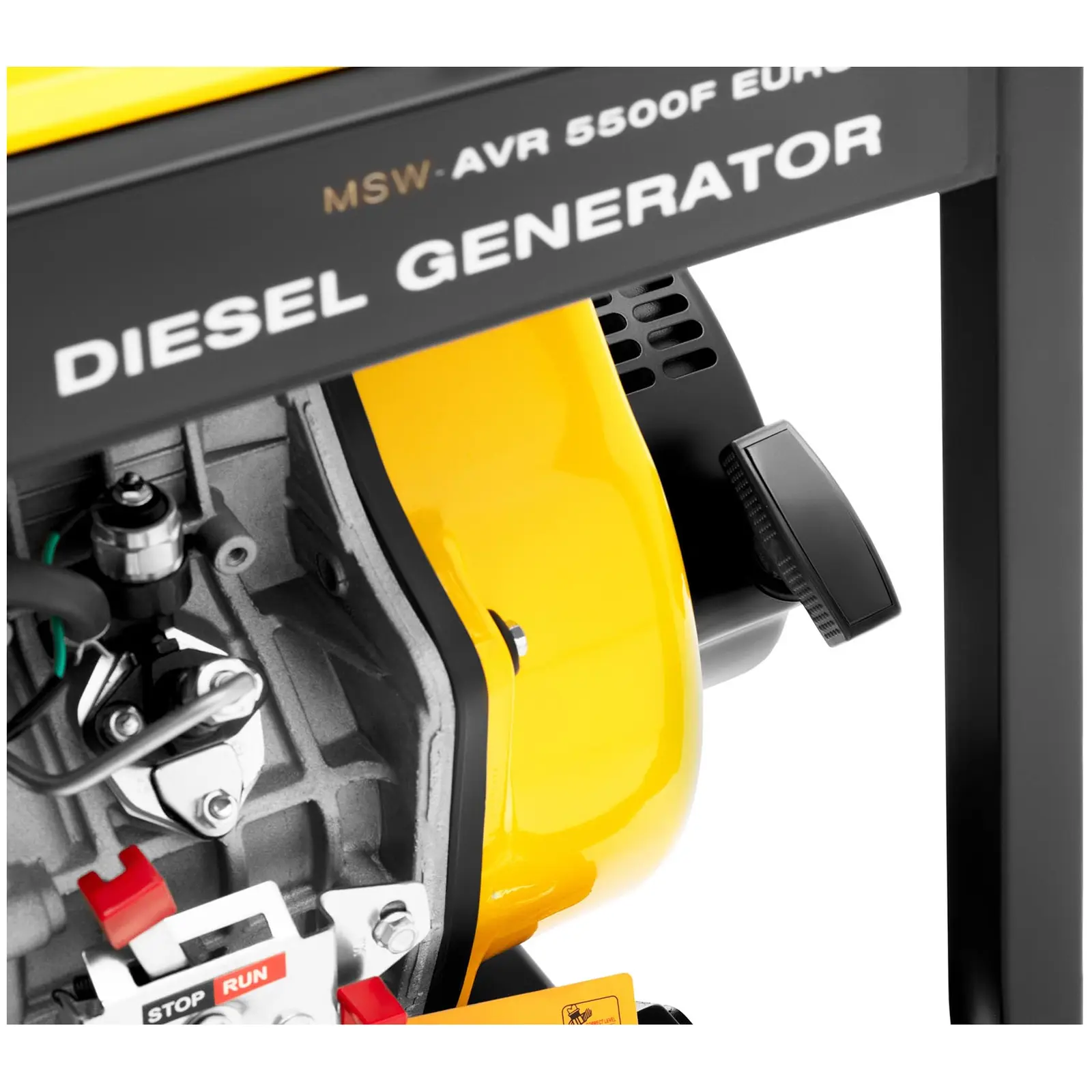 Outlet Agregat prądotwórczy Diesel - 1830 / 5500 W - 12,5 l - 240/400 V - mobilny - AVR - Euro 5