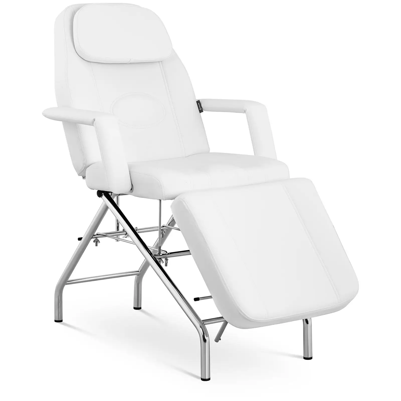 Fotel kosmetyczny - 180 x 82.5 x 73 cm - 175 kg - Biały