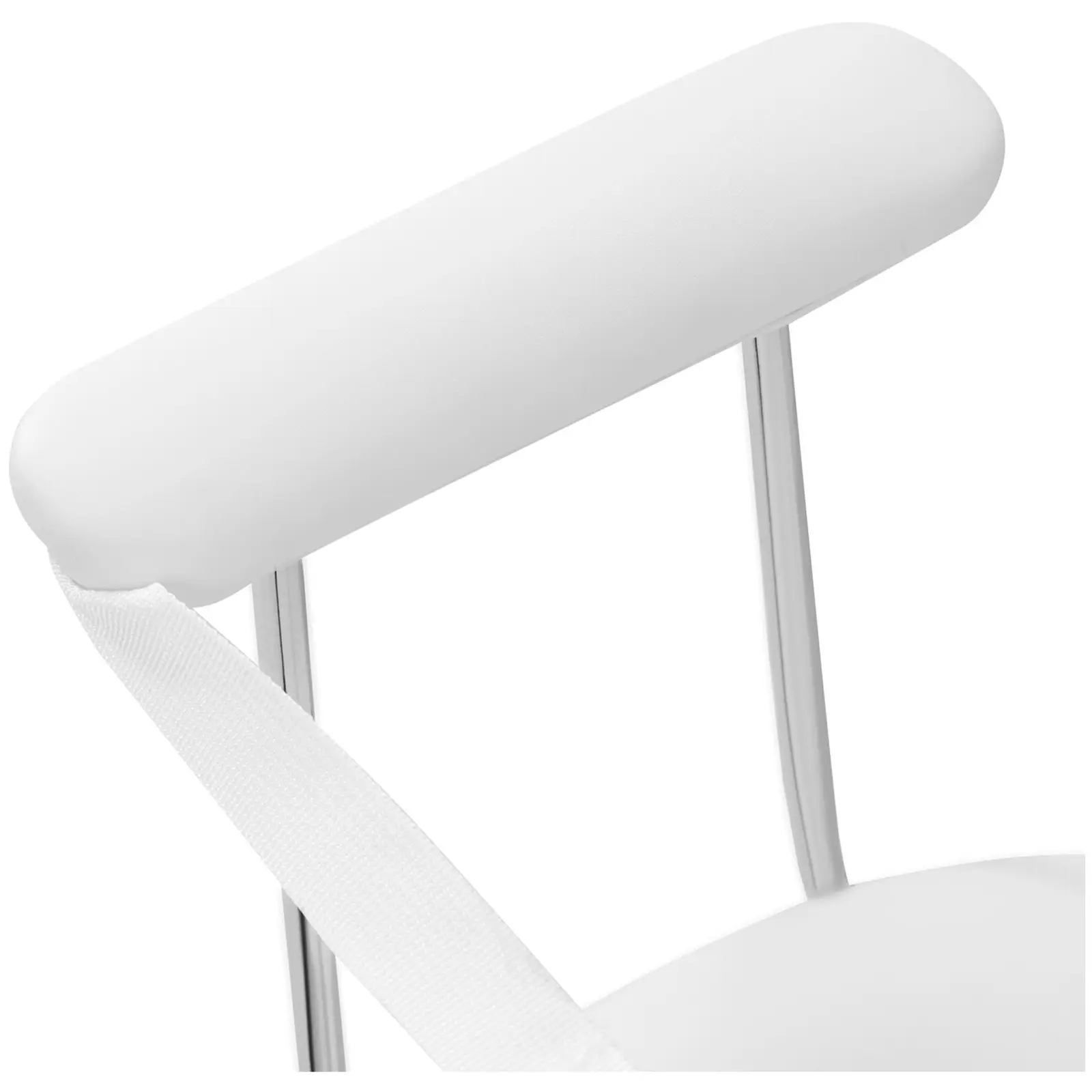 Fotel fryzjerski dla dzieci - 860-1110 mm - 125 kg - Biały