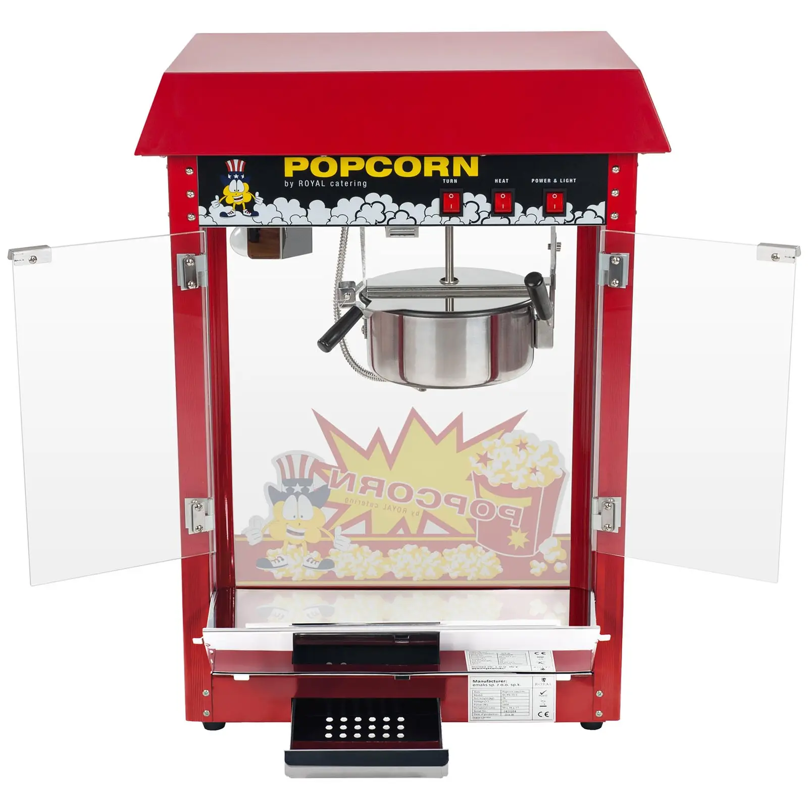 Maszyna do popcornu - wózek