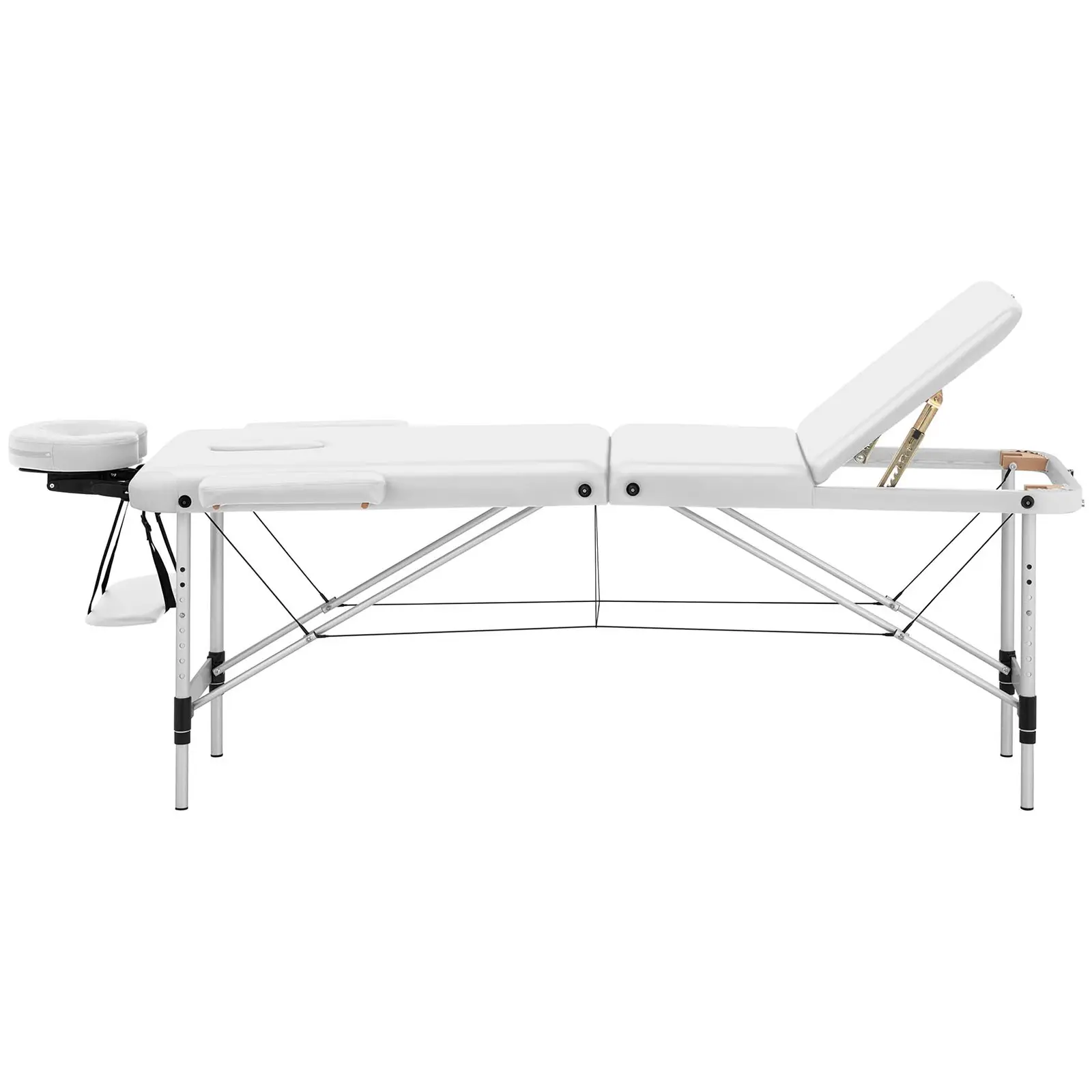 Łóżko do masażu - 185 x 60 x 59 cm - 180 kg - Biały