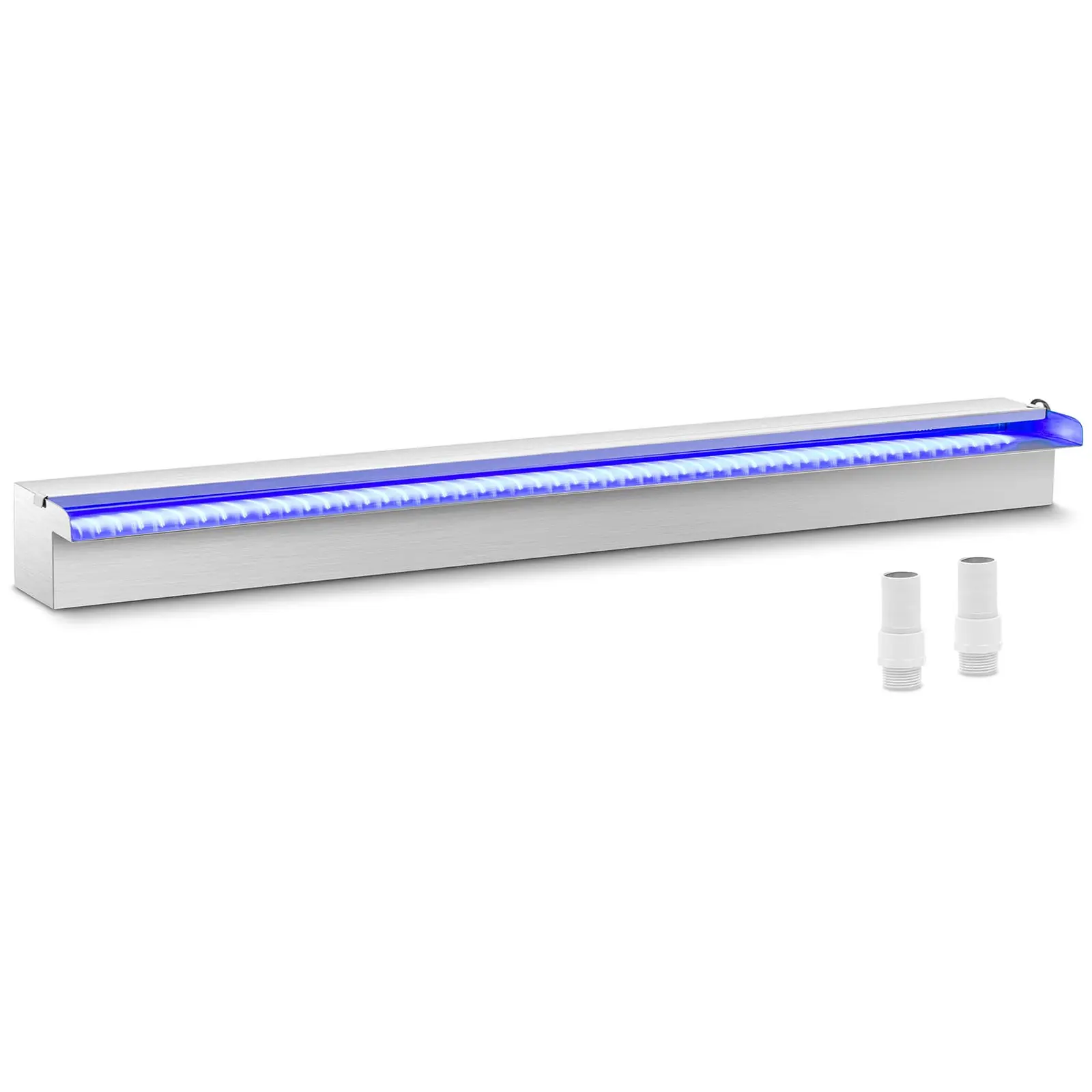 Wylewka wodospadowa - 90 cm - oświetlenie LED - niebieski/biały