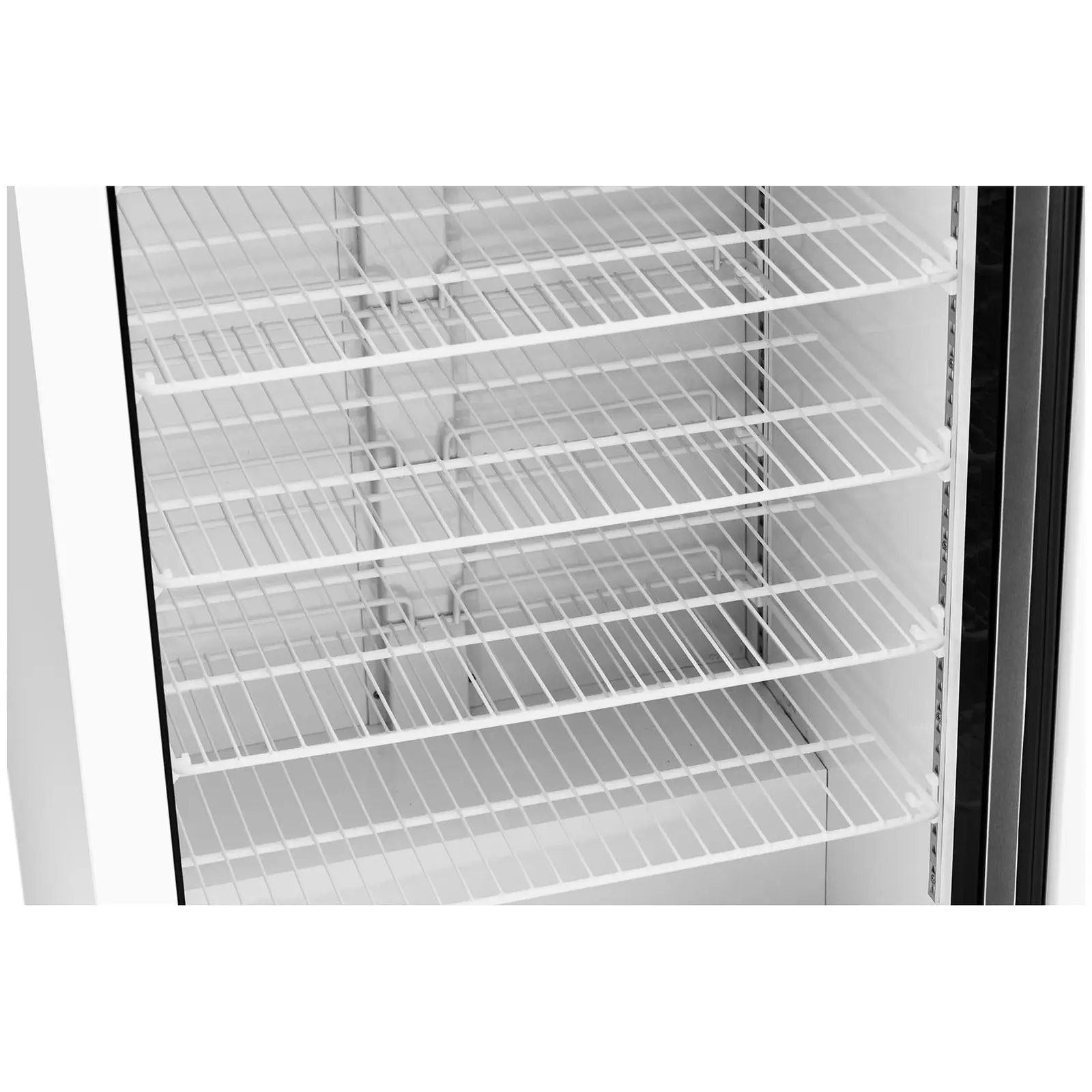 Zamrażarka szufladowa - 580 l - Royal Catering - szklane drzwi - srebrna - czynnik chłodniczy R290