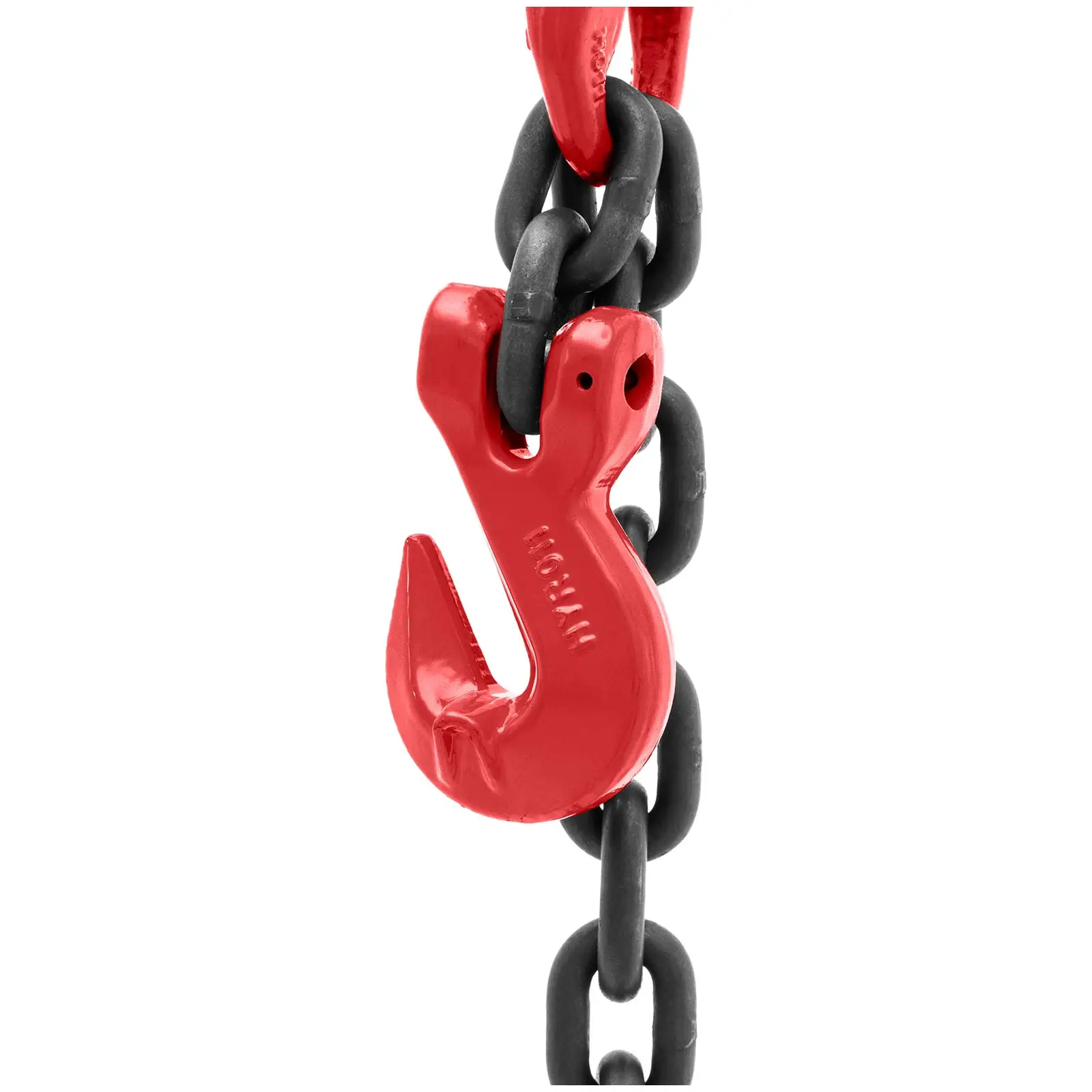 Zawiesie łańcuchowe - 2000 kg - 1 m - czarne/czerwone - skracacz łańcucha