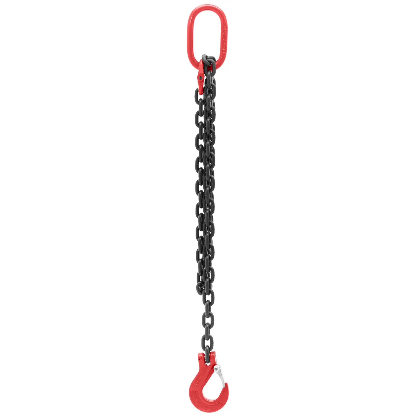 Zawiesie łańcuchowe - 3150 kg - 2 m - czarne/czerwone