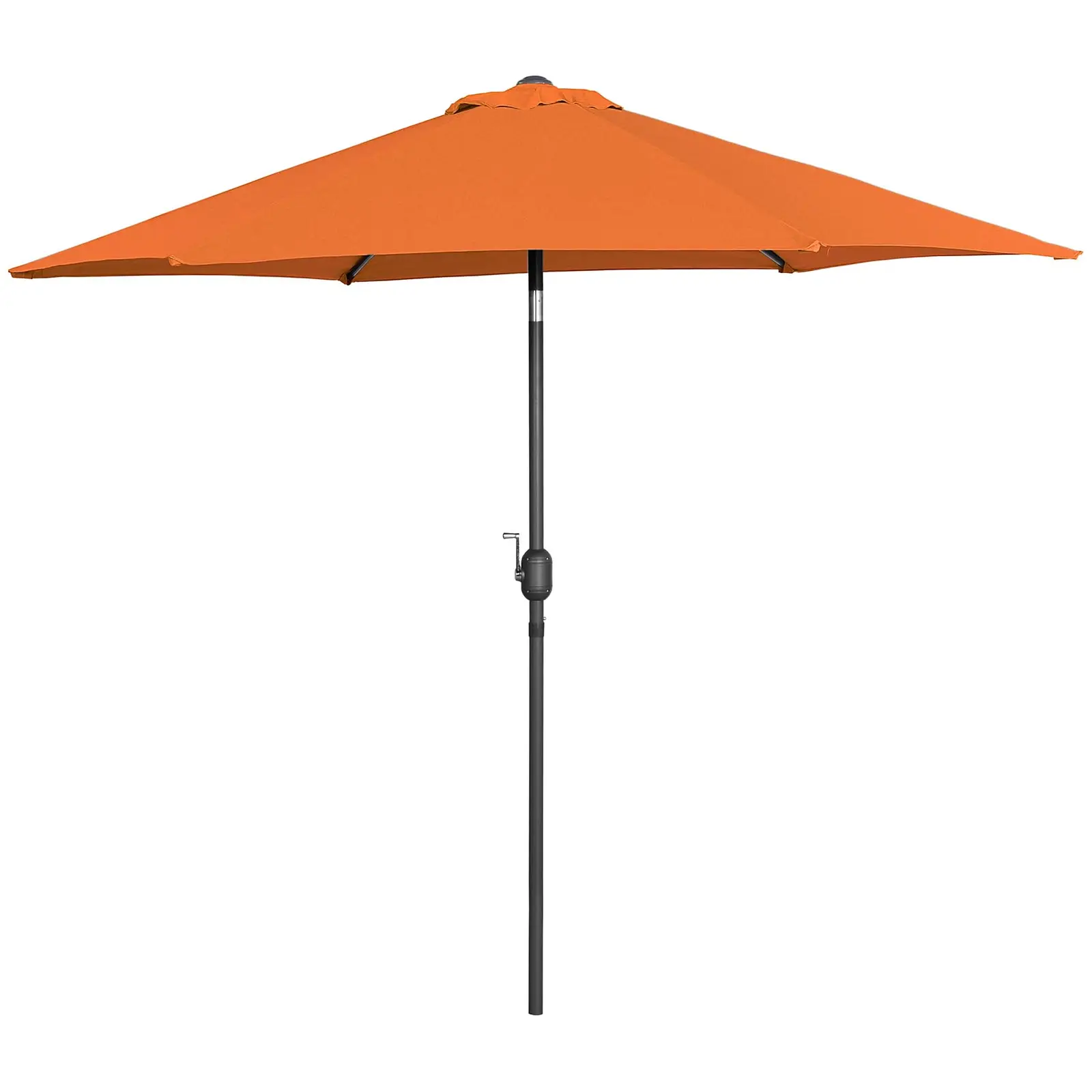 Parasol ogrodowy - pomarańczowy - sześciokątny - Ø270 cm - uchylny