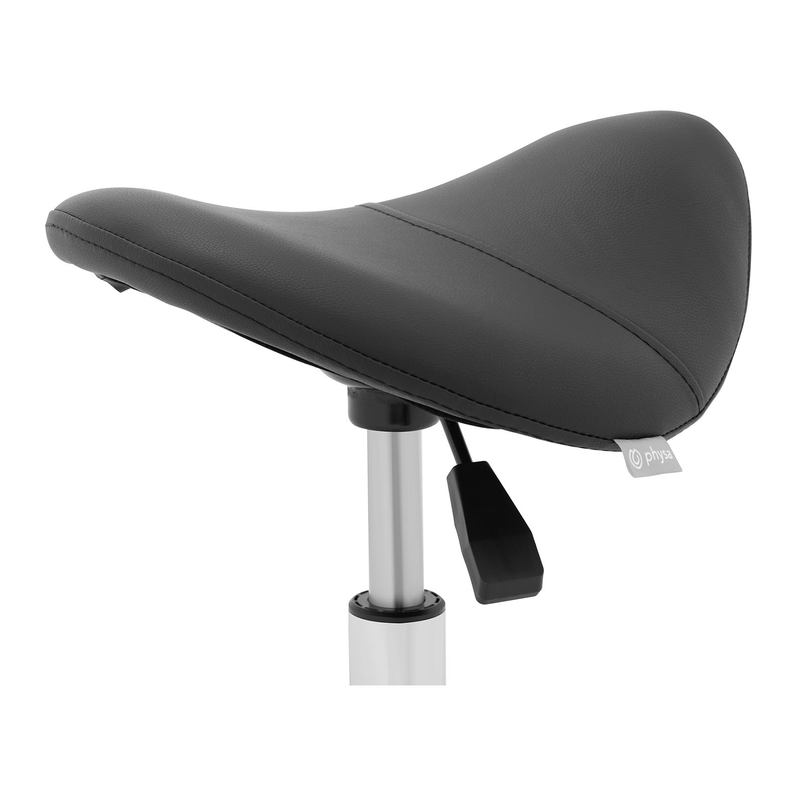 Zestaw Fotel kosmetyczny Bergamo - czarny + Krzesło siodłowe Frankfurt - czarne