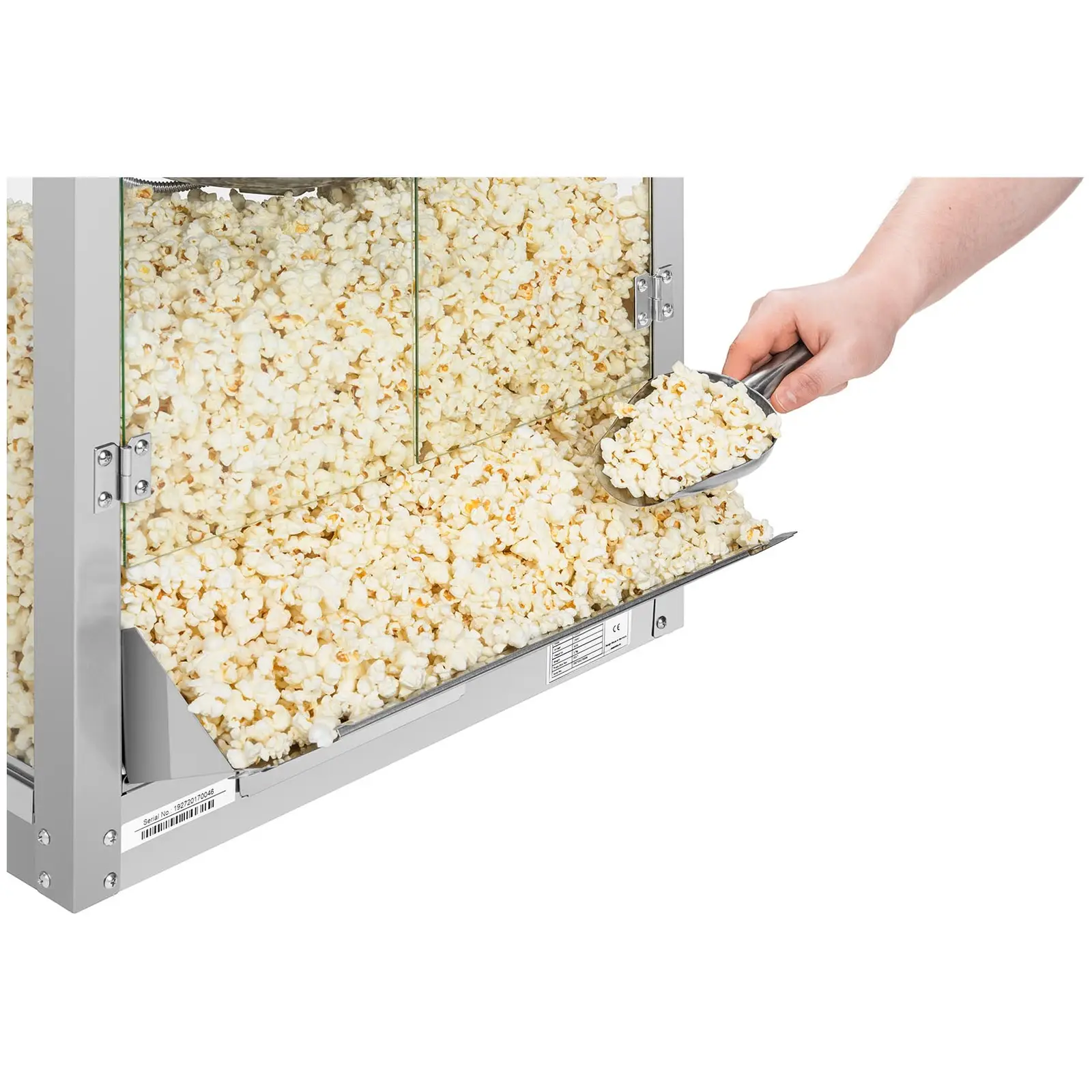 Maszyna do popcornu z trwałą konstrukcją ze stali nierdzewnej 