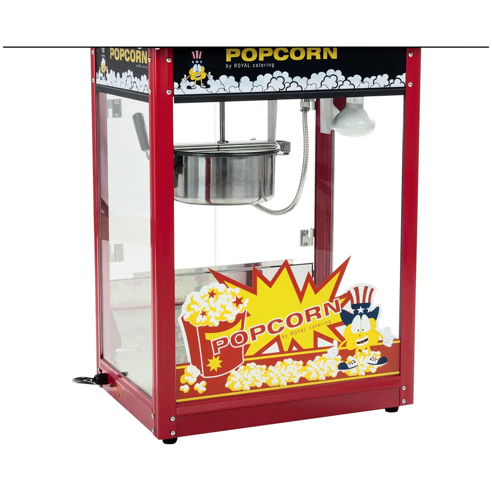 Maszyna do popcornu - czarny daszek