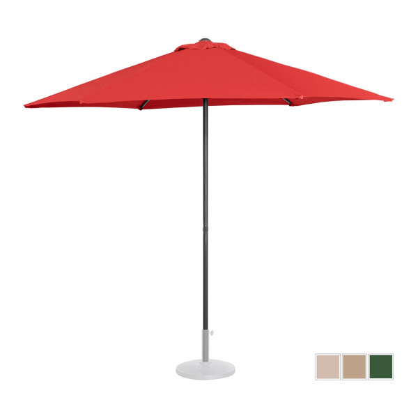 Parasol ogrodowy stojący - Ø270 cm - czerwony