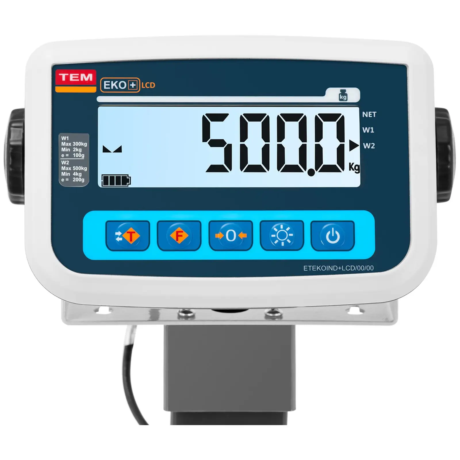Waga inwentarska - skalibrowana - 300 kg/100 g - klatka dla zwierząt - LCD