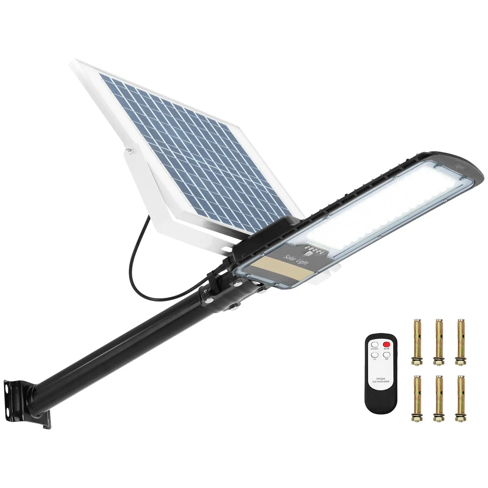 Lampa solarna zewnętrzna - 100 W - 6000-6500 K - 14-16 h - IP65