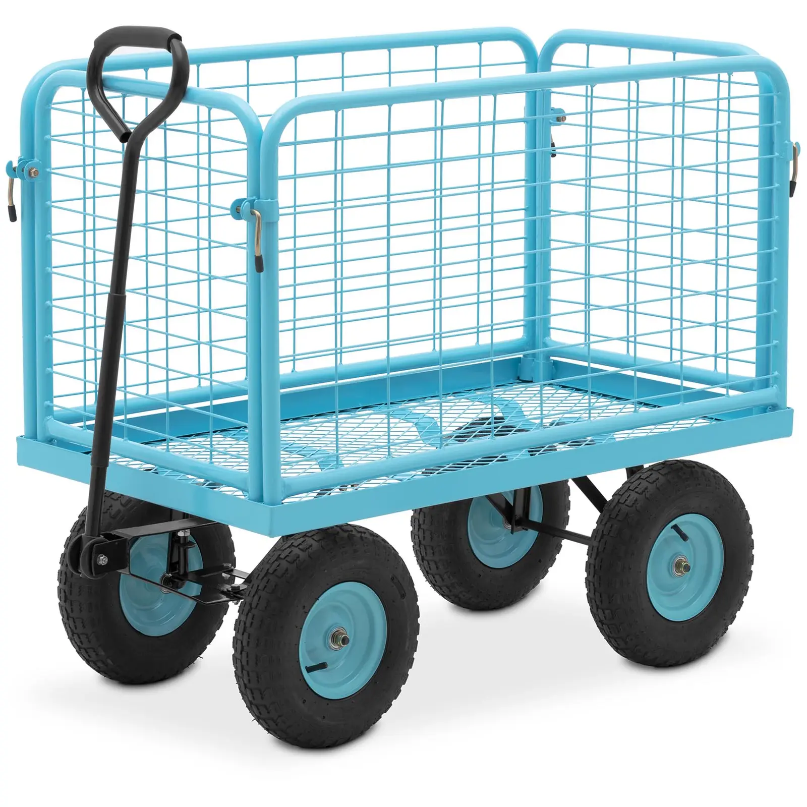 Outlet Wózek transportowy - 400 kg - zdejmowane barierki boczne