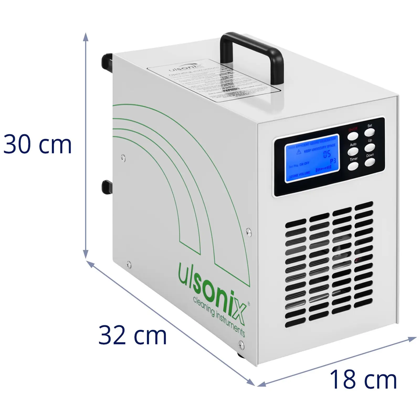 Generator ozonu - 15000 mg/h - 160 W - LCD