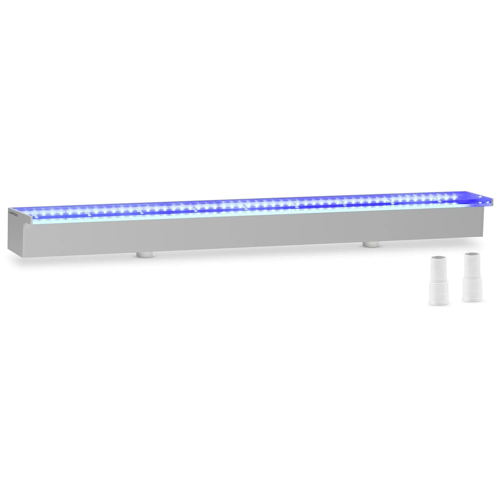 Wylewka wodospadowa - 90 cm - oświetlenie LED - niebieski/biały