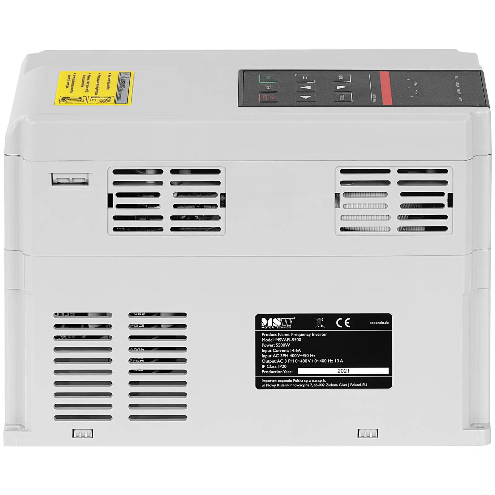Przetwornica częstotliwości - 5,5 kW, 7,5 KM - 400 V - 50-60 Hz - LED