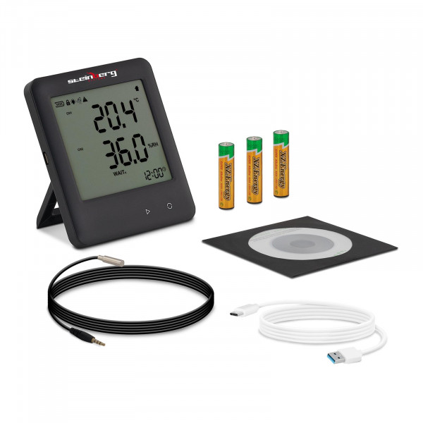 Rejestrator temperatury i wilgotności - od -30 do 60°C - sonda zewnętrzna