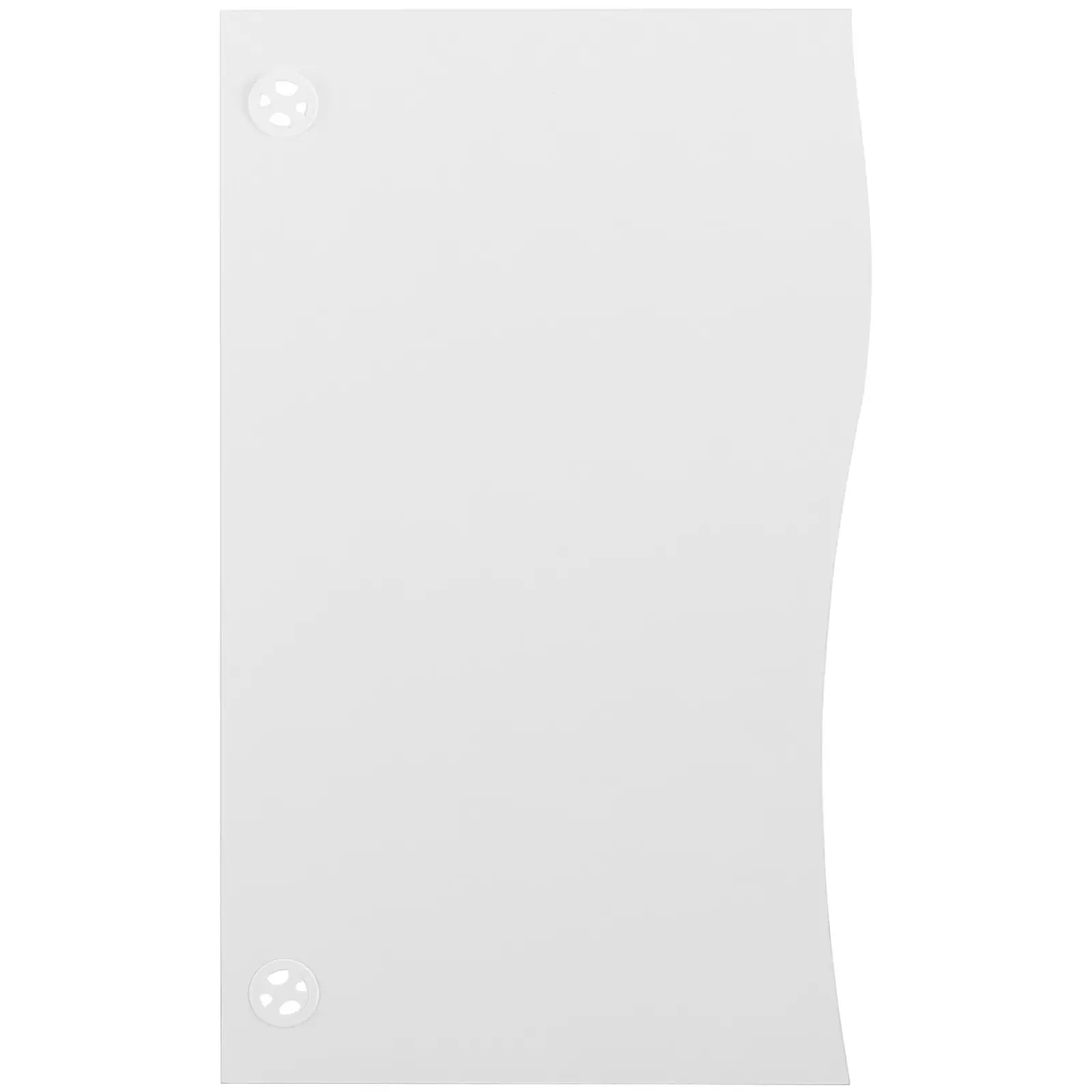 Biurko biurowe białe nowoczesne - 120 x 73 cm