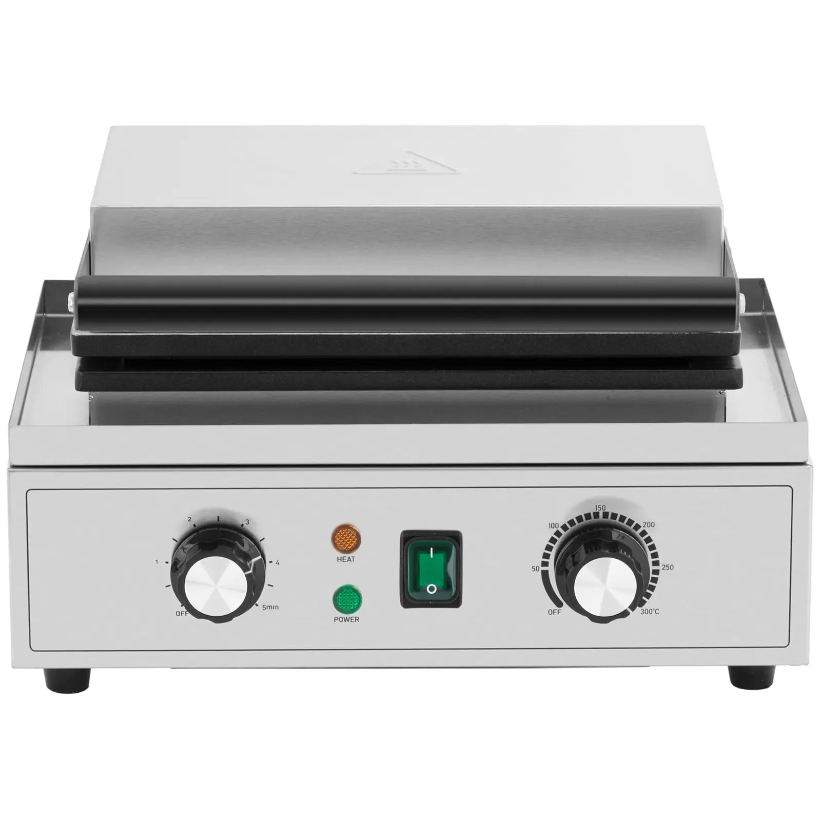 Gofrownica - 3 gofry belgijskie - 1500 W - 50 - 300°C - 0 - 5 timer - Royal Catering