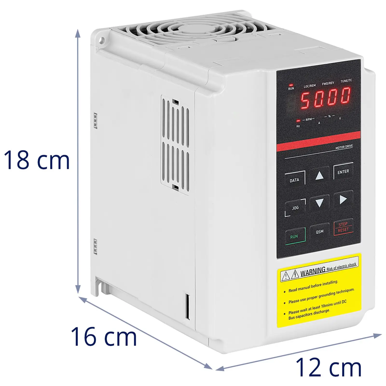 Przetwornica częstotliwości - 2,2 kW / 3 KM - 380 V - 50-60 Hz - LED
