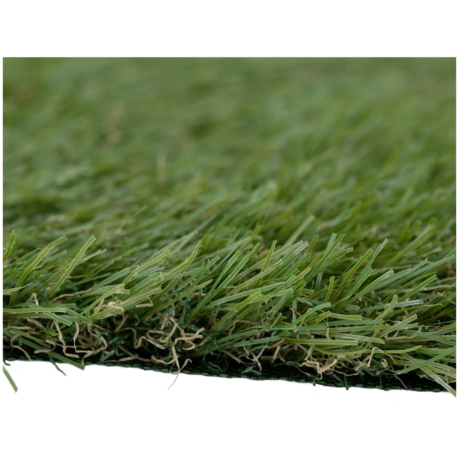 Sztuczna trawa - 504 x 100 cm - wysokość: 30 mm - szybkość ściegu: 14/10 cm - odporność na promieniowanie UV
