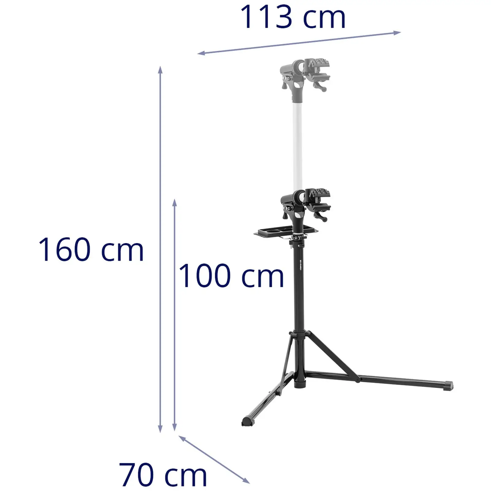 Stojak serwisowy do rowerów - 1000 - 1600 mm - składany - do 25 kg - 2 nogi