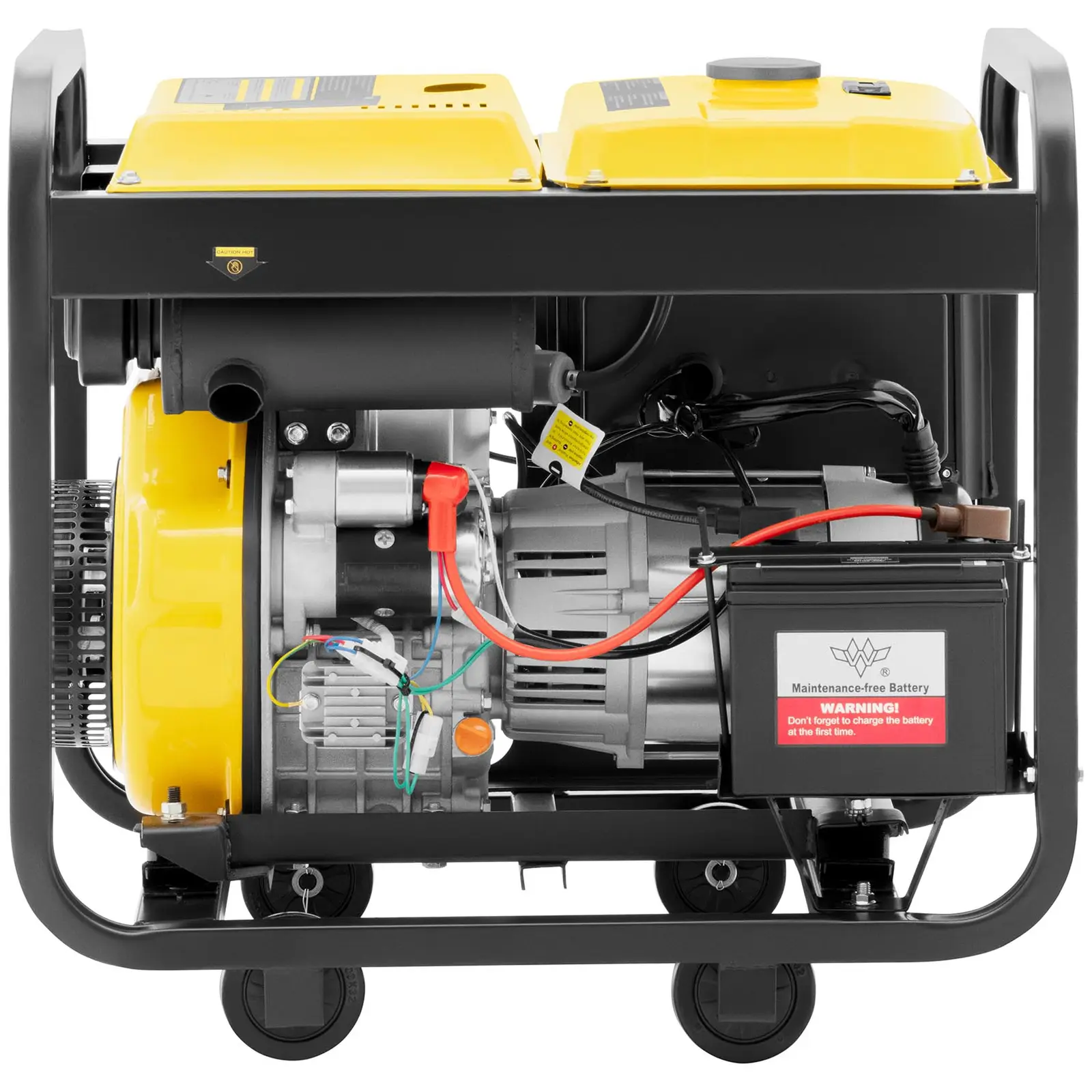 Outlet Agregat prądotwórczy Diesel - 1830 / 5500 W - 12,5 l - 240/400 V - mobilny - AVR - Euro 5
