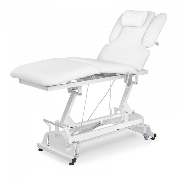 Łóżko do masażu elektryczne - 100 W - 150 kg - Biały