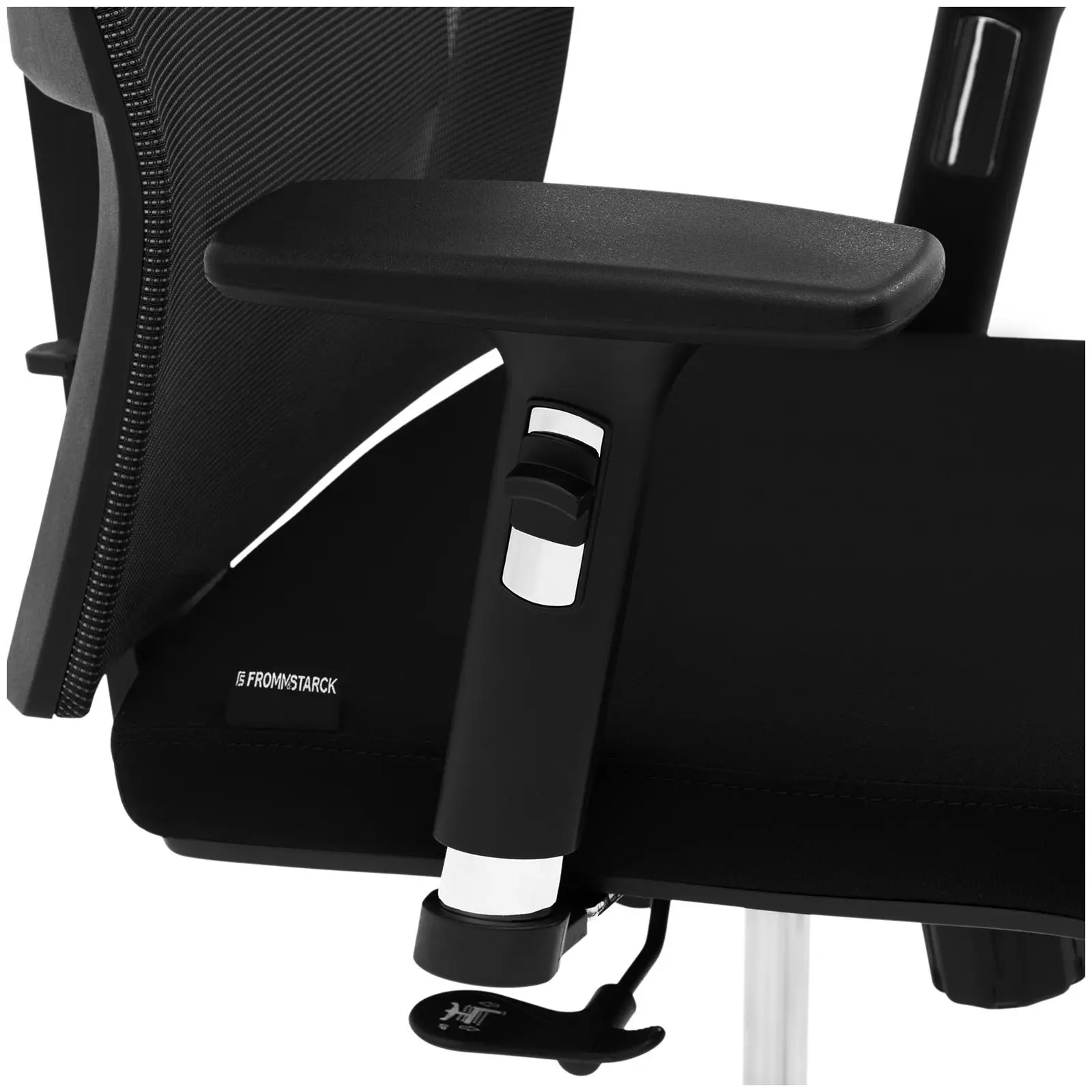 Fotel biurowy - oparcie siatkowe - 100 kg