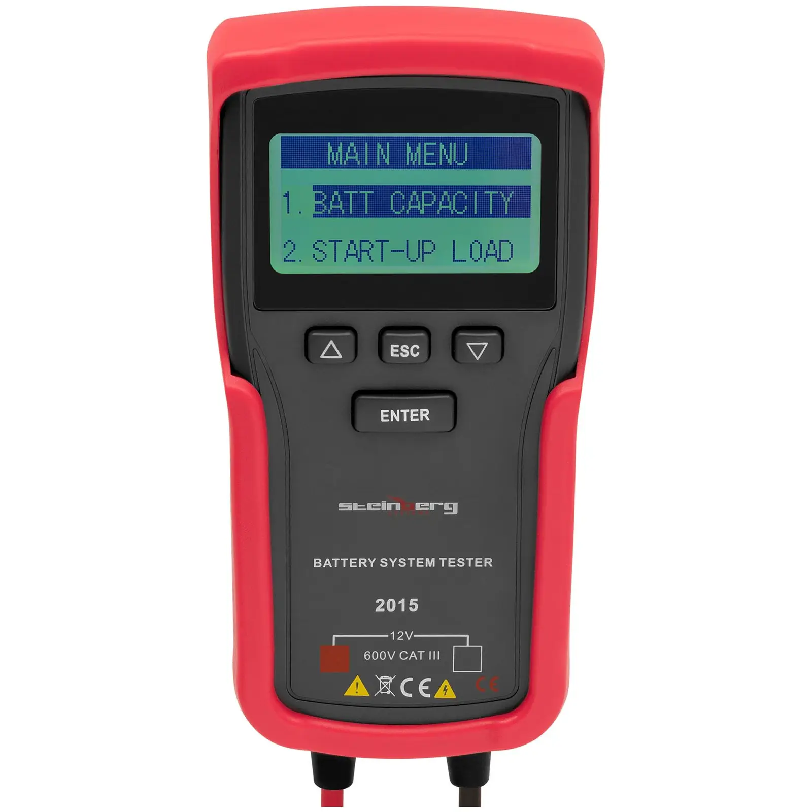 Tester akumulatorów - LCD - 3-250 Ah - do rozruchowych akumulatorów kwasowo-ołowiowych