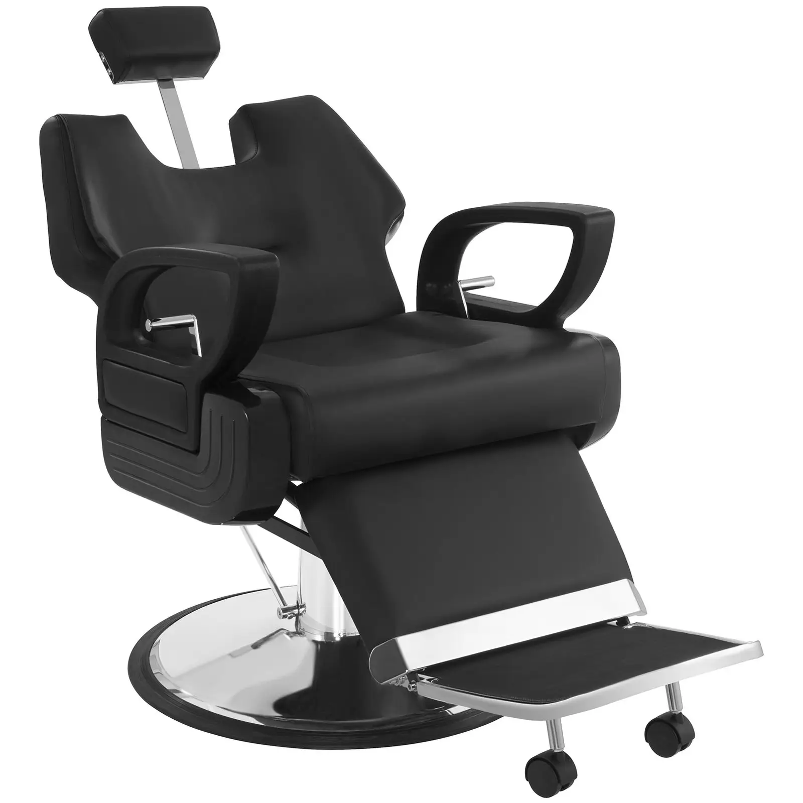 Fotel fryzjerski - 575-710 mm - Czarny