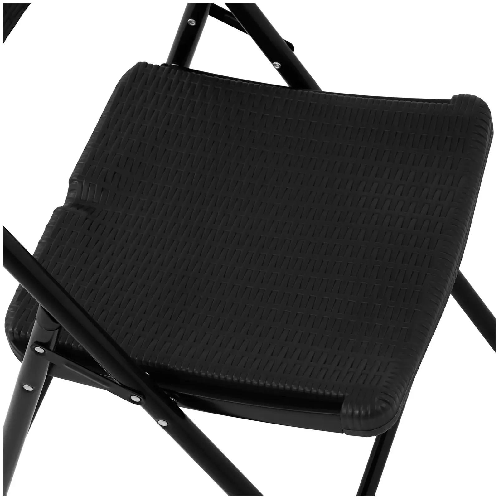 Outlet Krzesło cateringowe - 180 kg - siedzisko: 40 x 38 cm - czarne