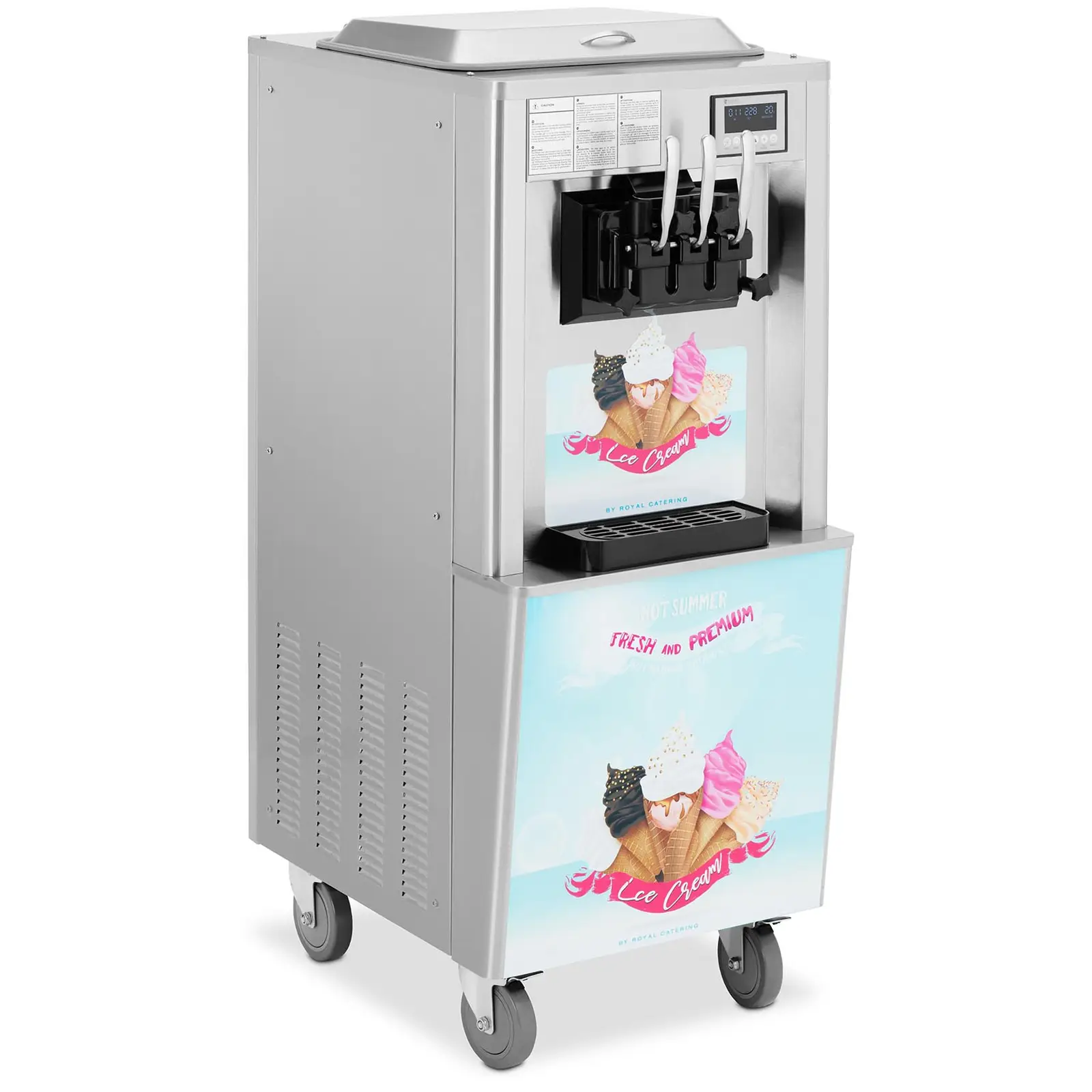 Maszyna do lodów włoskich - 2140 W - 33 l/h - 3 smaki - Royal Catering